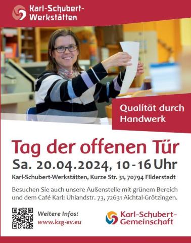 Plakat: Karl-Schubert-Werstätten