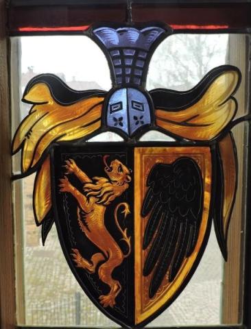 Glasfenster Wappen Bonlanden